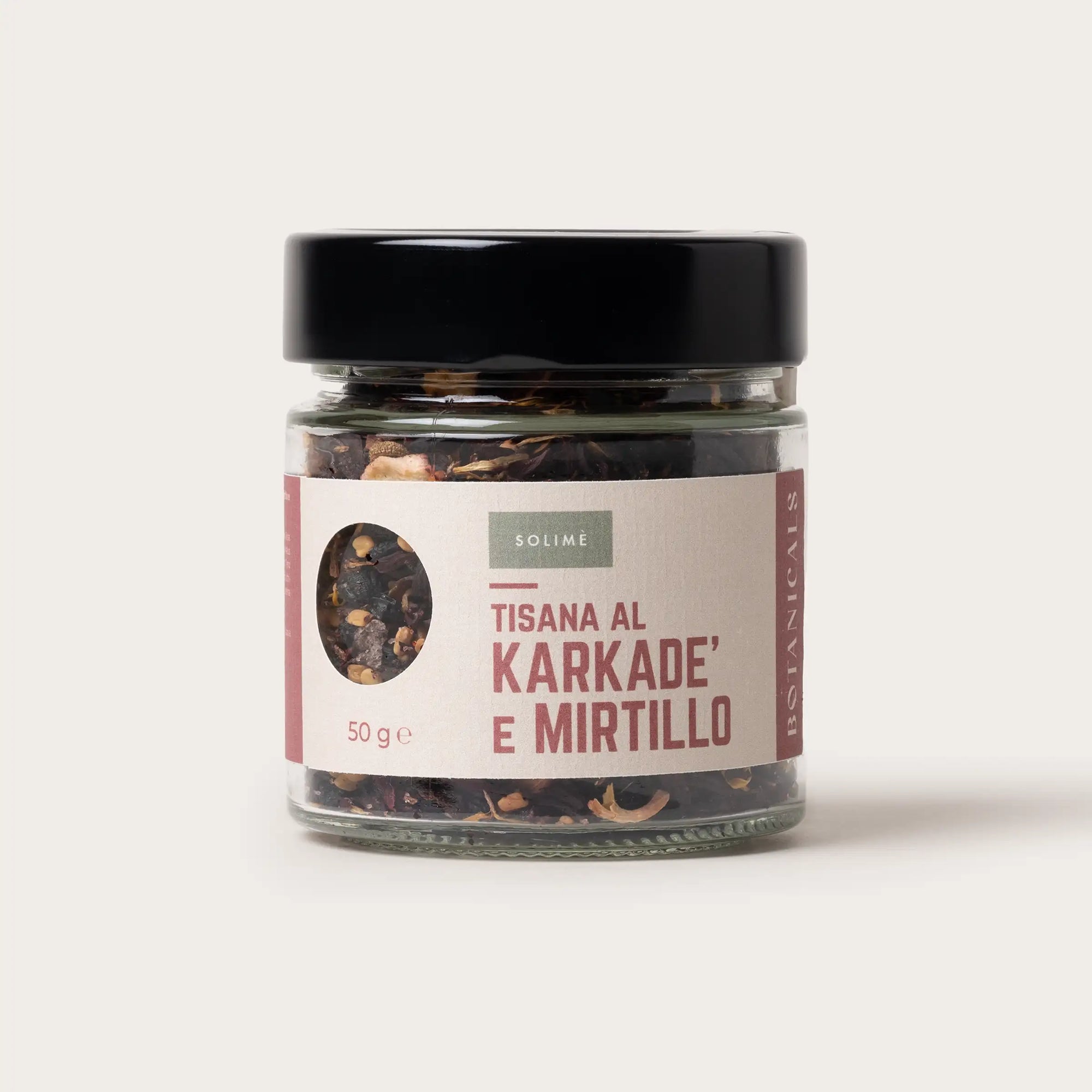 Botanicals Tisana al Karkadè e Mirtillo naturale italiana artigianale