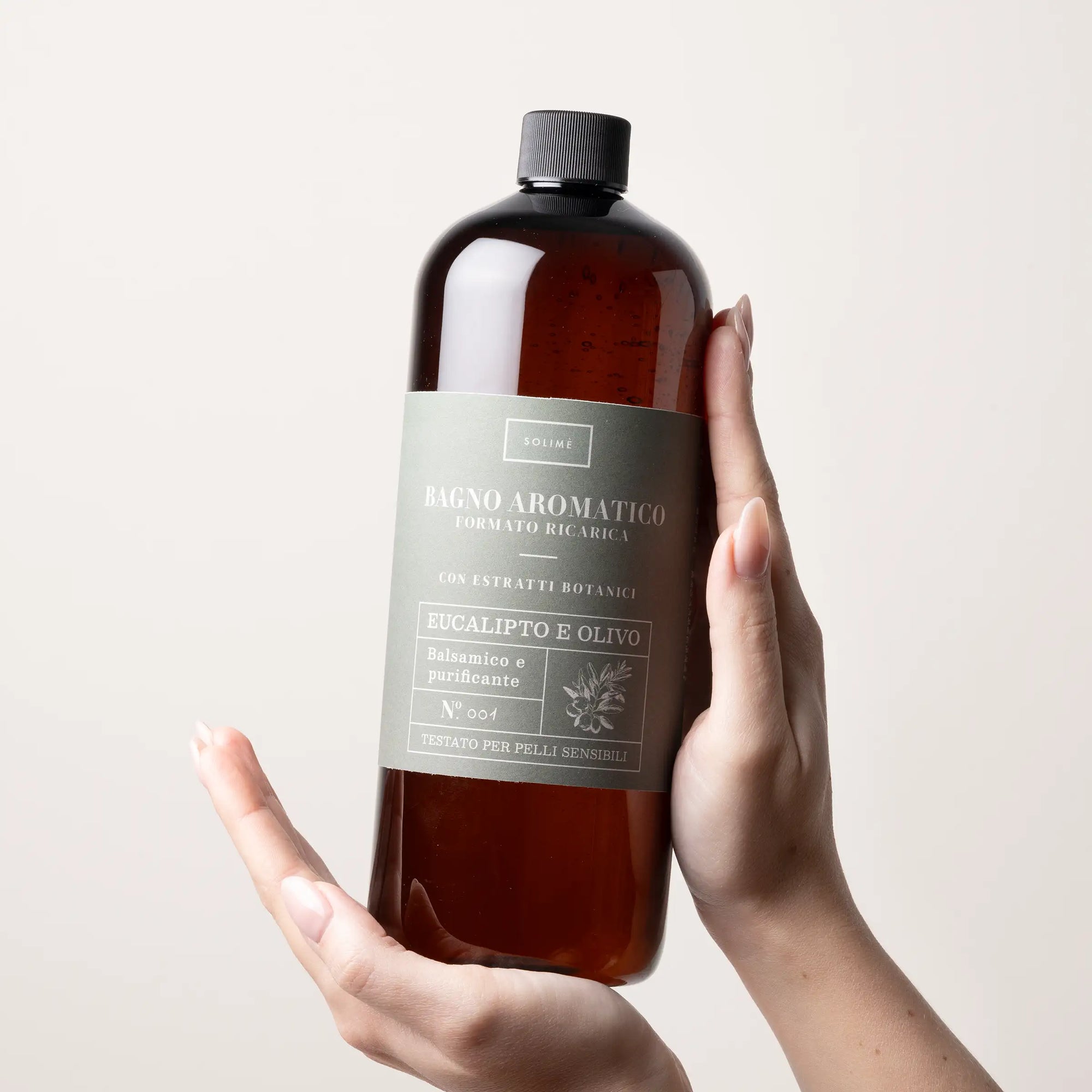 Bagnoschiuma aromatico naturale eucalipto e olivo