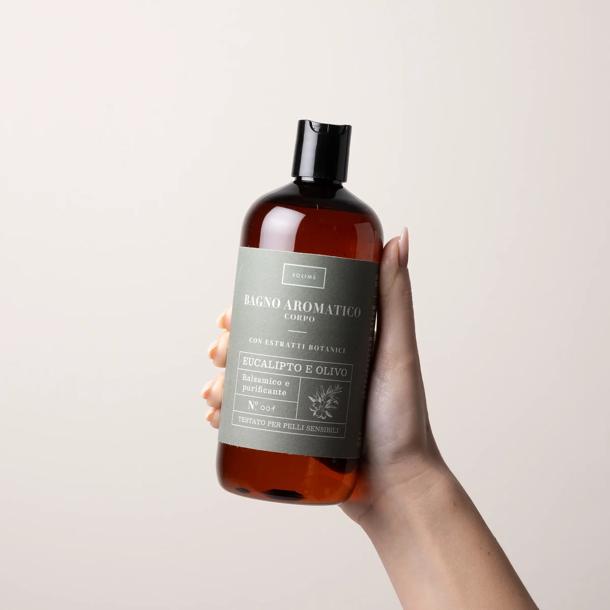Bagnoschiuma aromatico naturale eucalipto e olivo