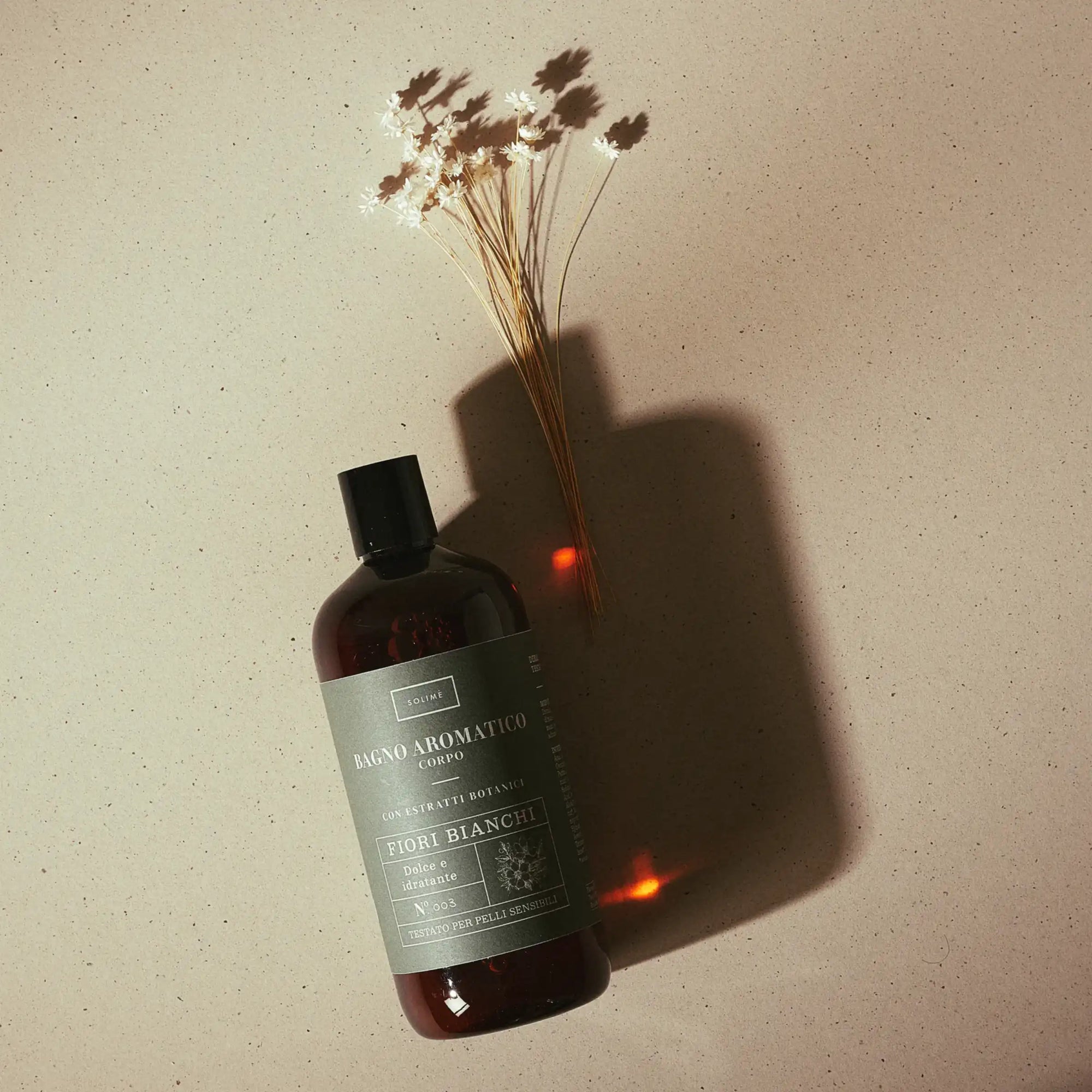 Bagno aromatico Fiori Bianchi, dolce e idratante con estratti naturali - 500 ml