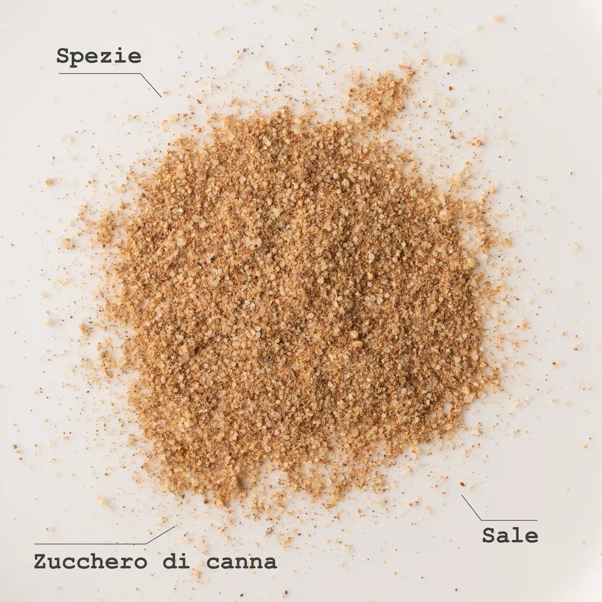 Rub leggermente piccante per insaporire carni e verdure - infografica