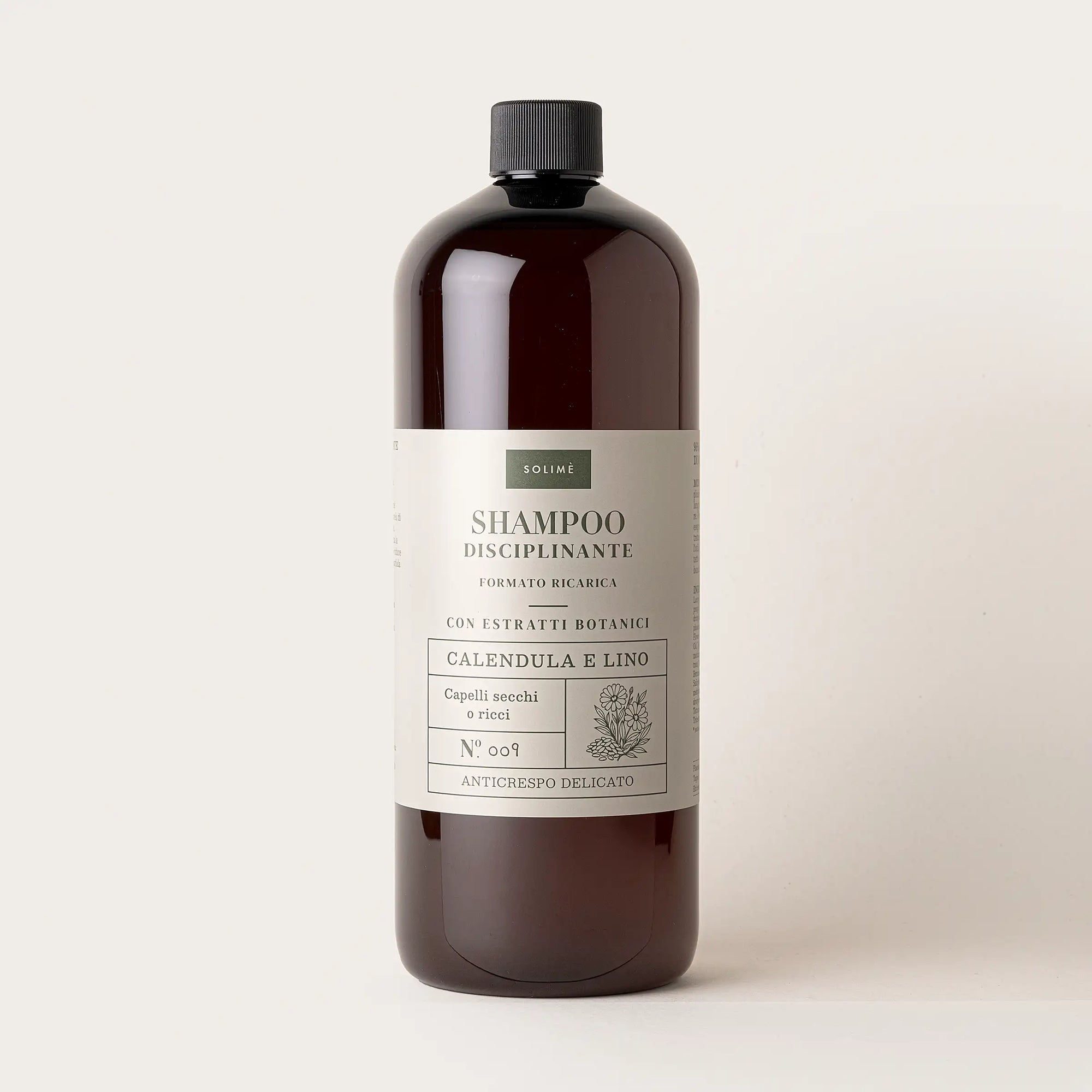 Shampoo disciplinante Calendula e Lino con estratti naturali