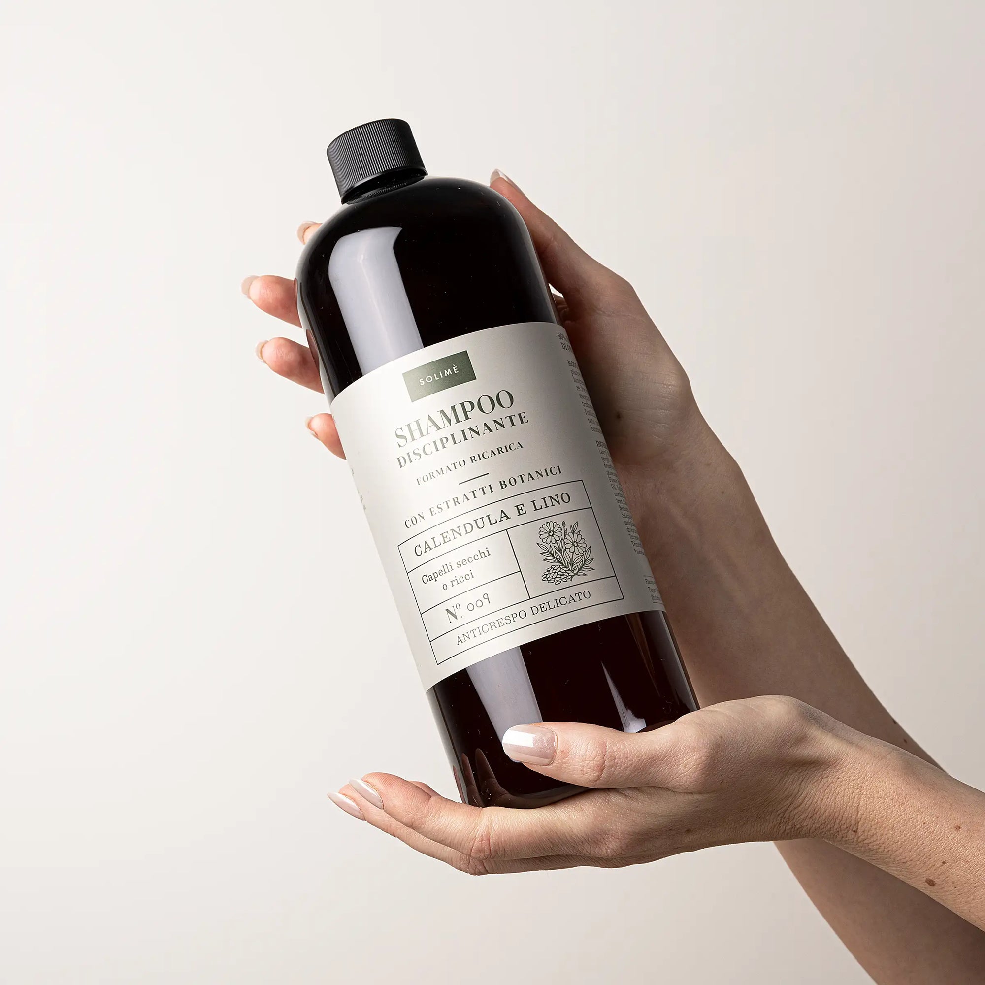 Shampoo disciplinante Calendula e Lino con estratti naturali