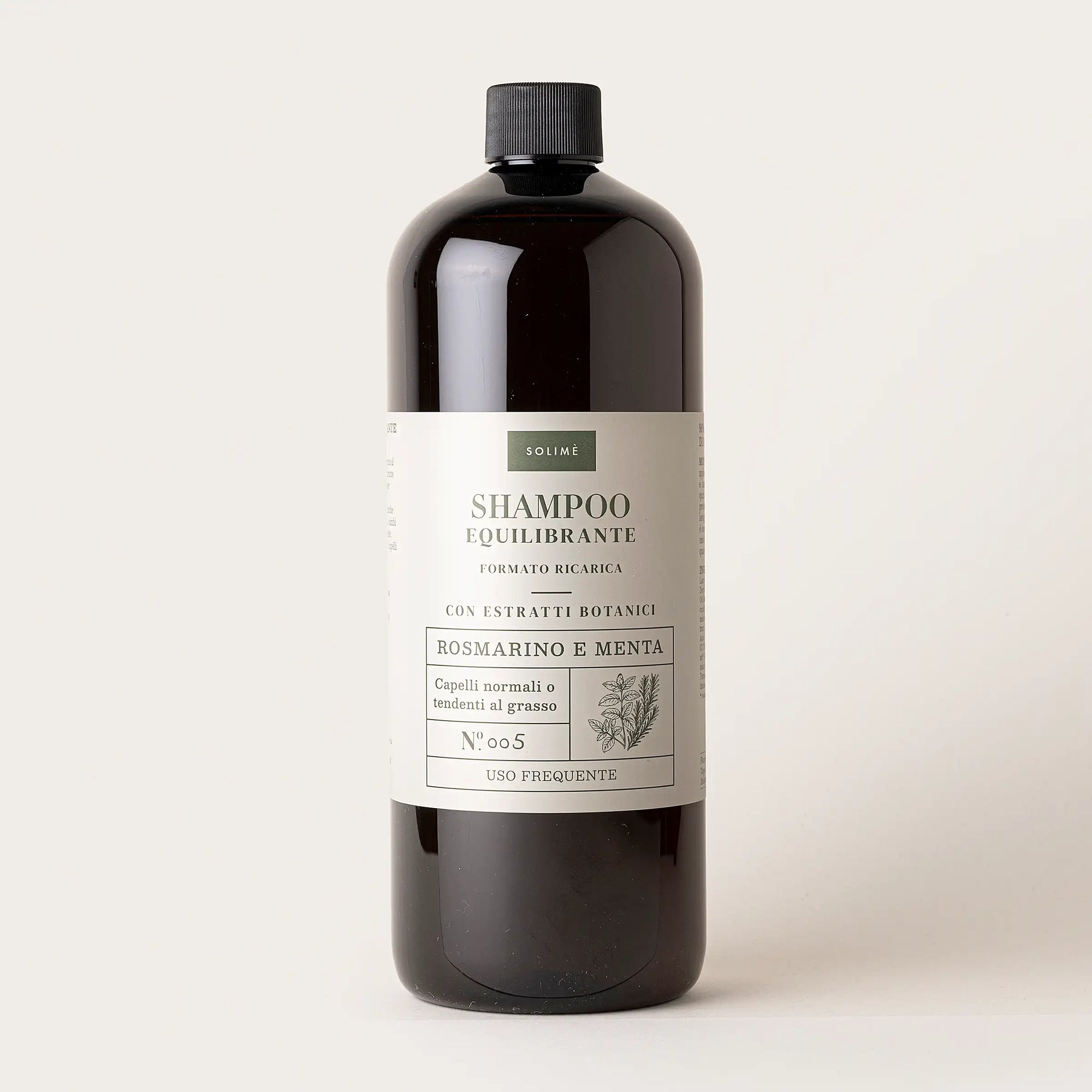 Shampoo equilibrante Rosmarino e Menta con estratti naturali