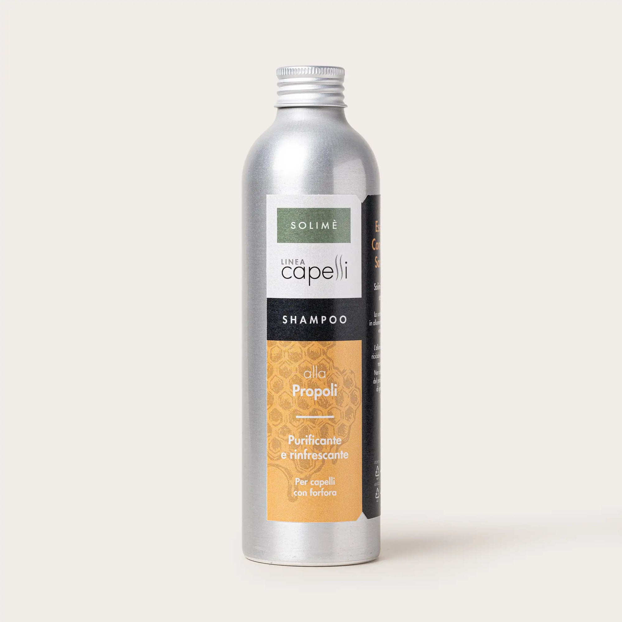 Shampoo naturale alla Propoli purificante e rinfrescante per capelli con forfora