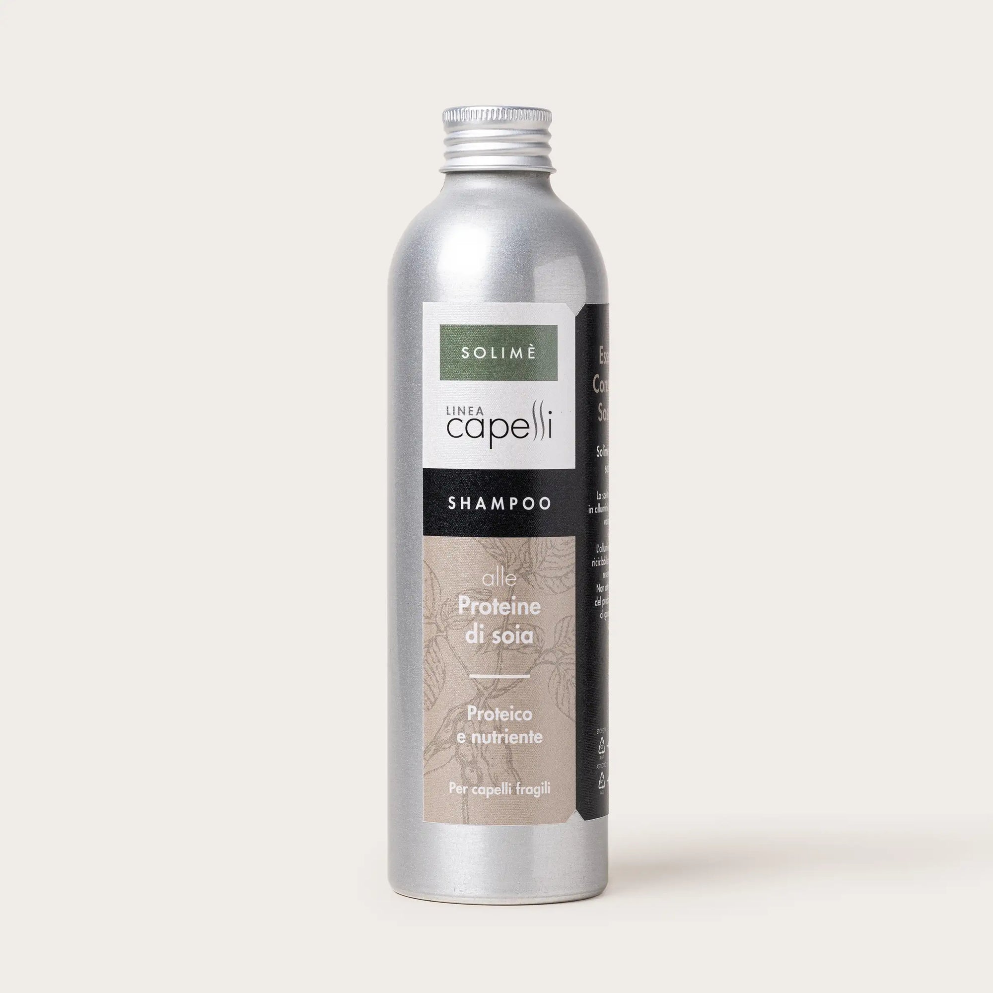 Shampoo naturale alle Proteine della Soia nutriente per capelli fragili