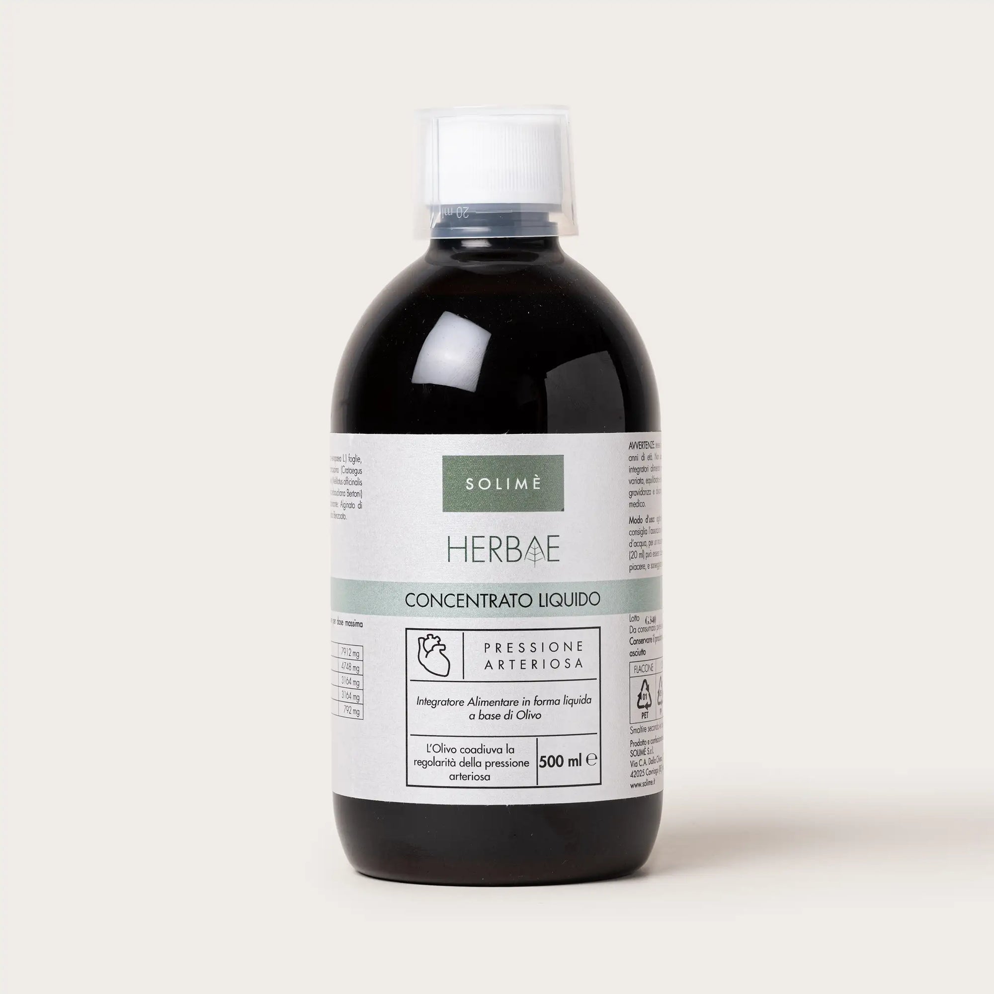 Concentrato Liquido naturale per la Pressione Arteriosa a base di Olivo