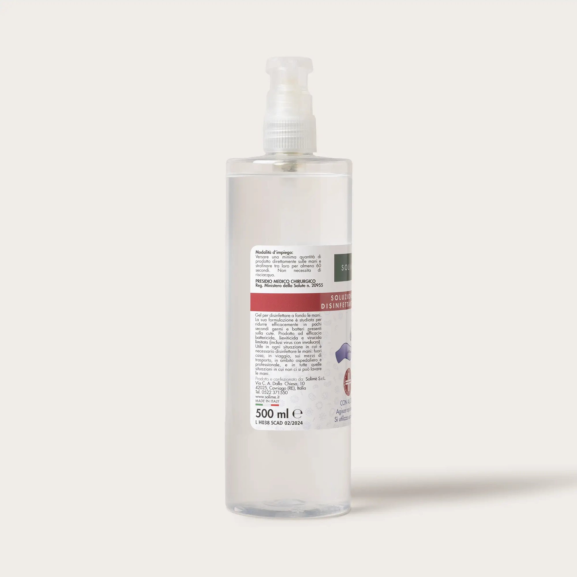 Soluzione Gel Disinfettante Mani