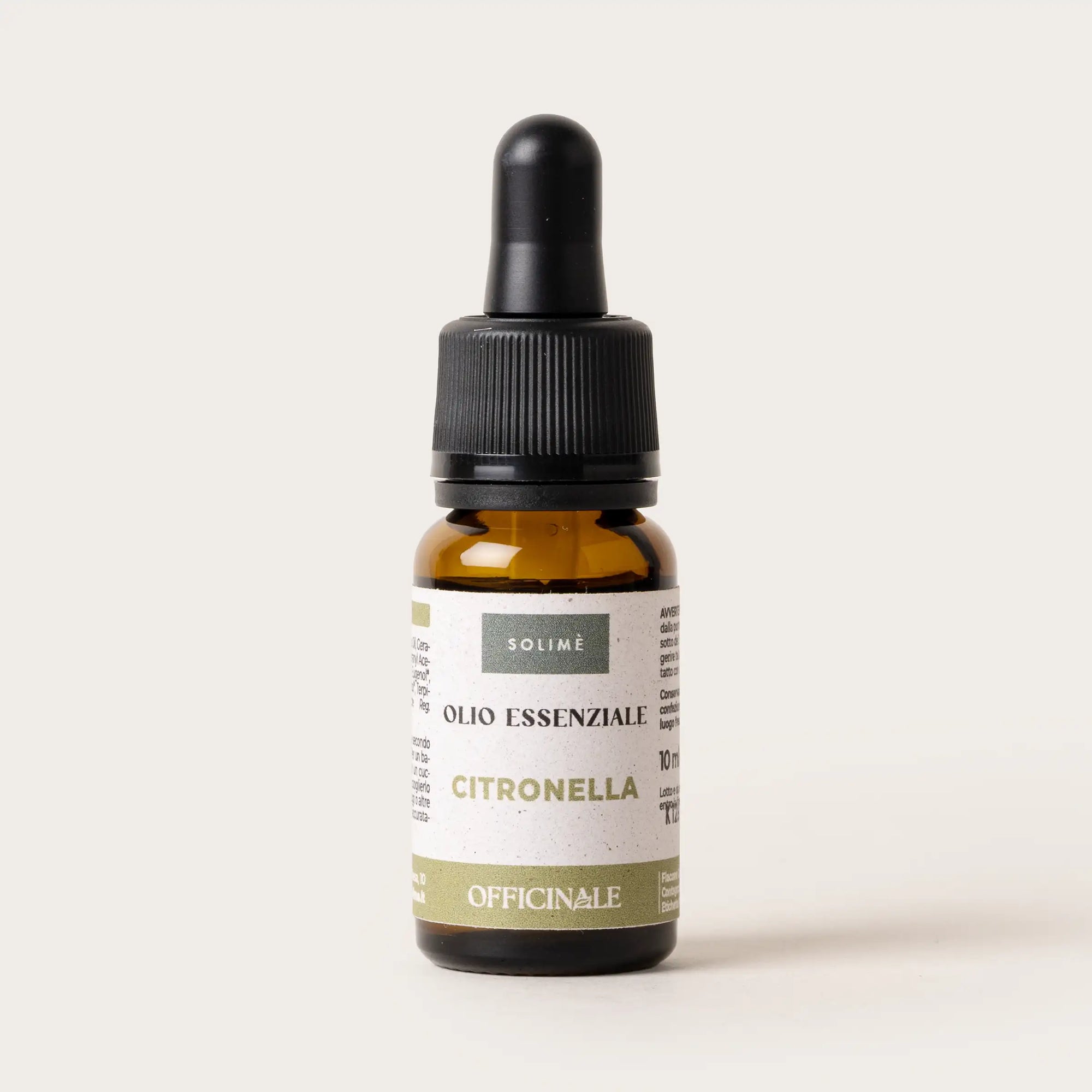 Olio essenziale puro di Citronella 100% naturale - 10 ml - retro