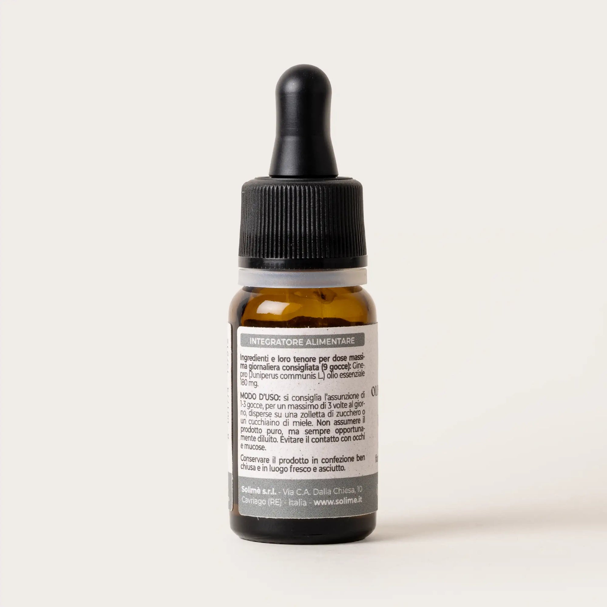 Olio essenziale puro di Ginepro 100% naturale - 10 ml - retro