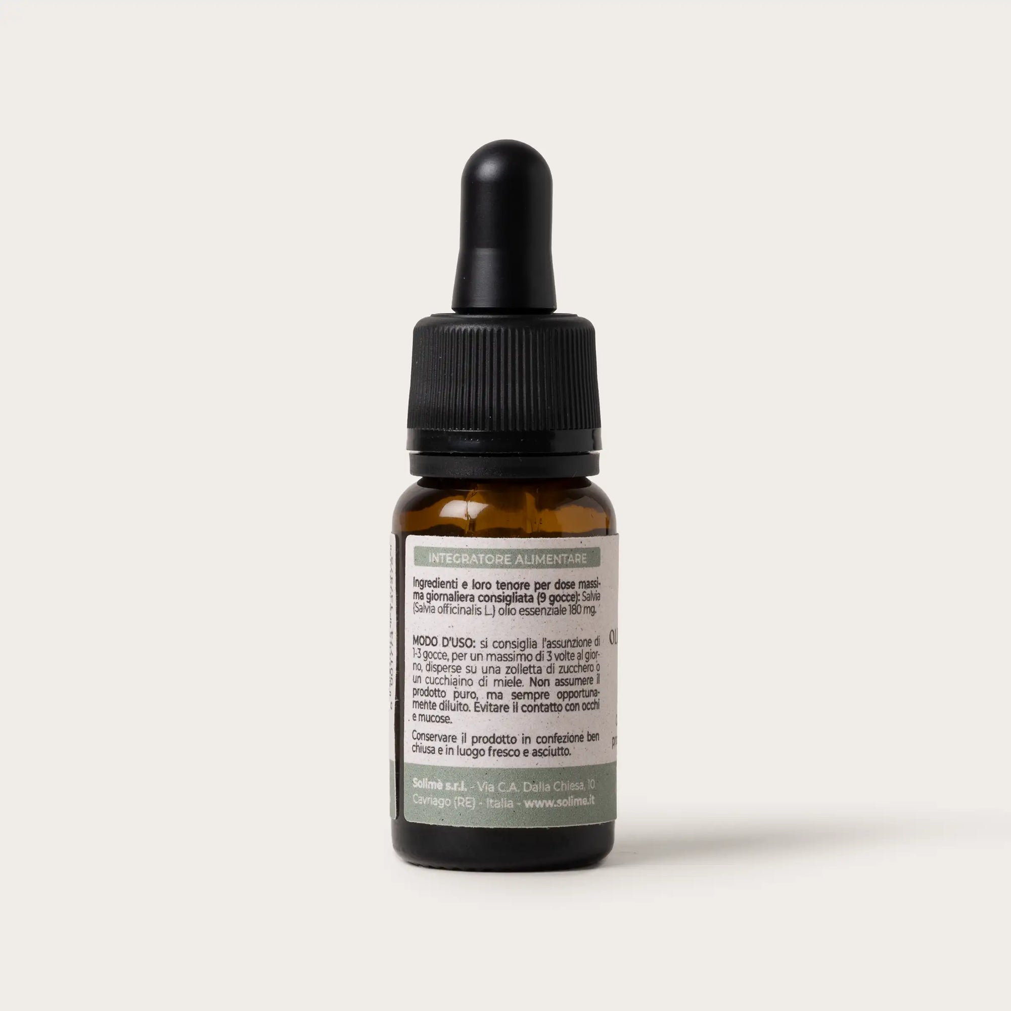 Olio essenziale puro di Salvia 100% naturale - 10 ml - retro