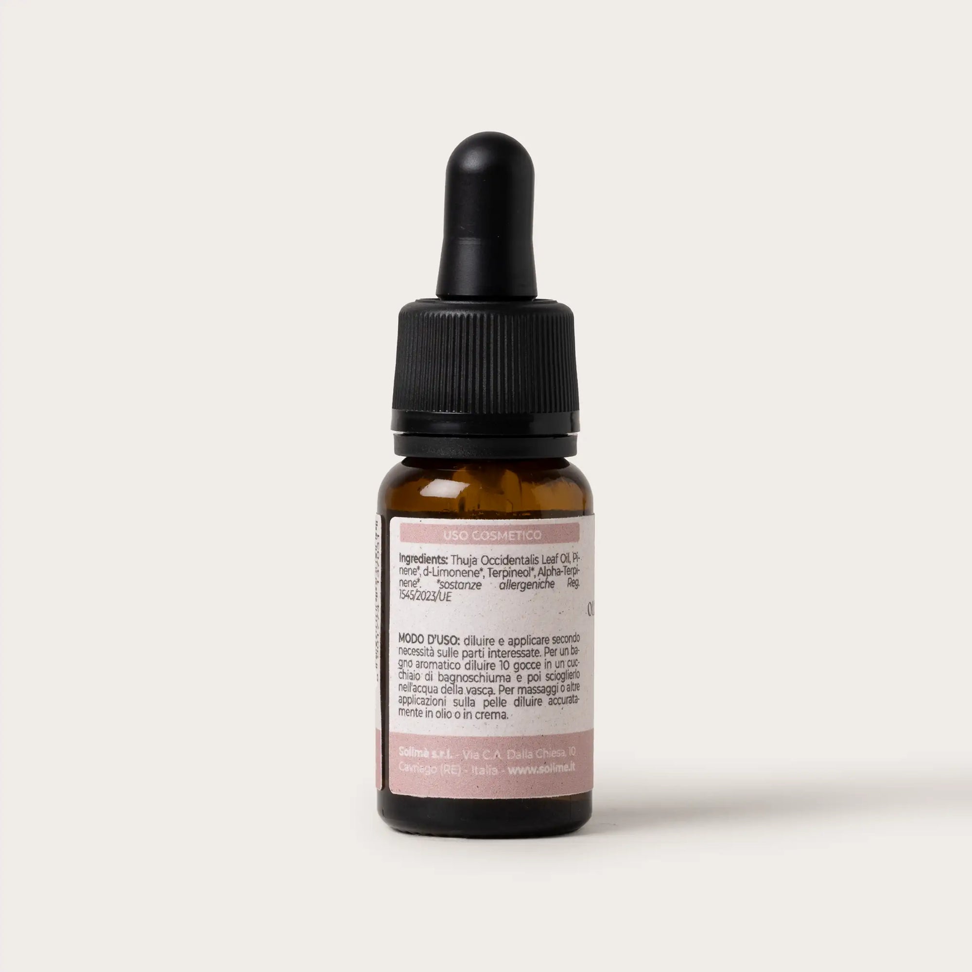 Olio essenziale puro di Thuya 100% naturale - 10 ml - retro