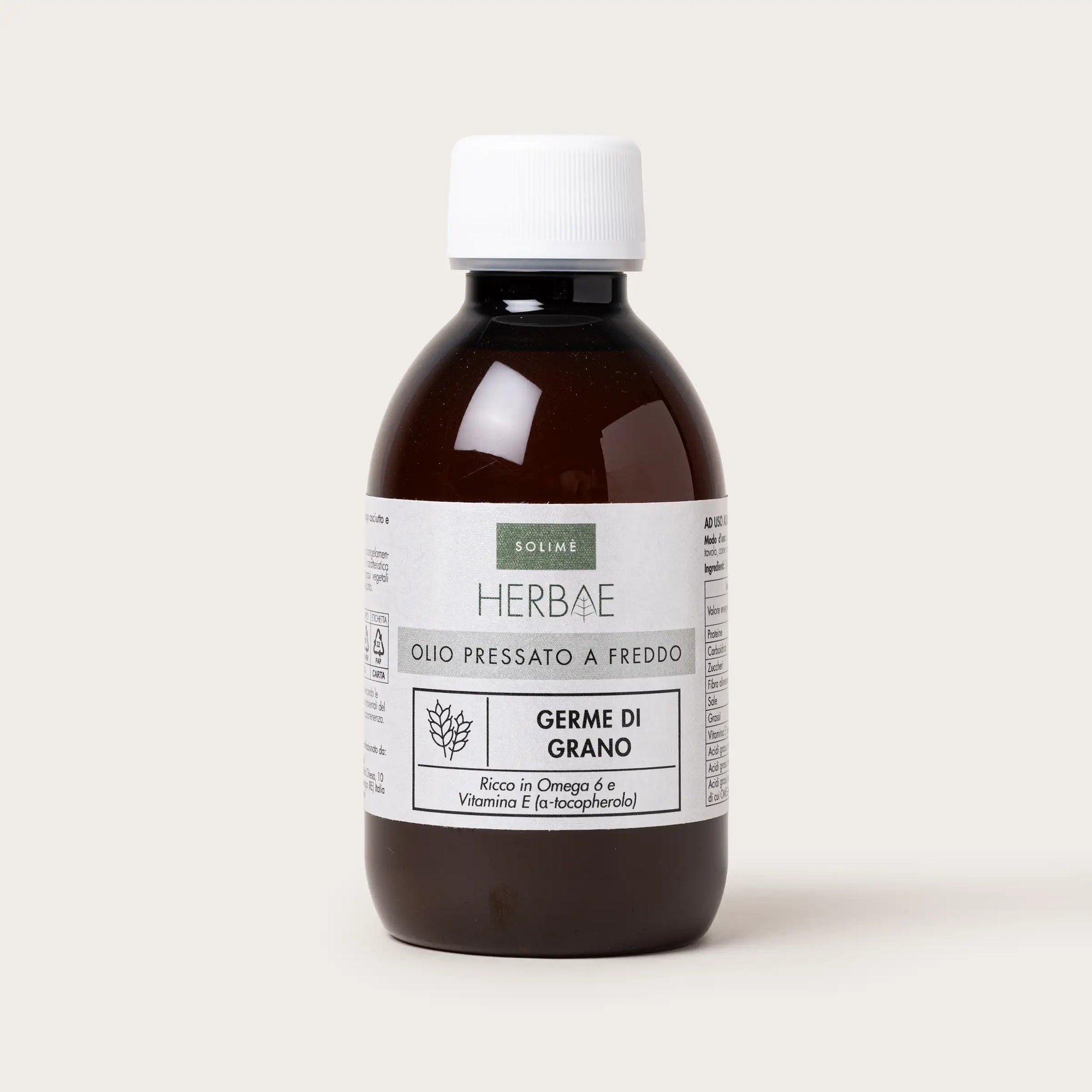 Olio puro pressato a freddo naturale di Germe di Grano 