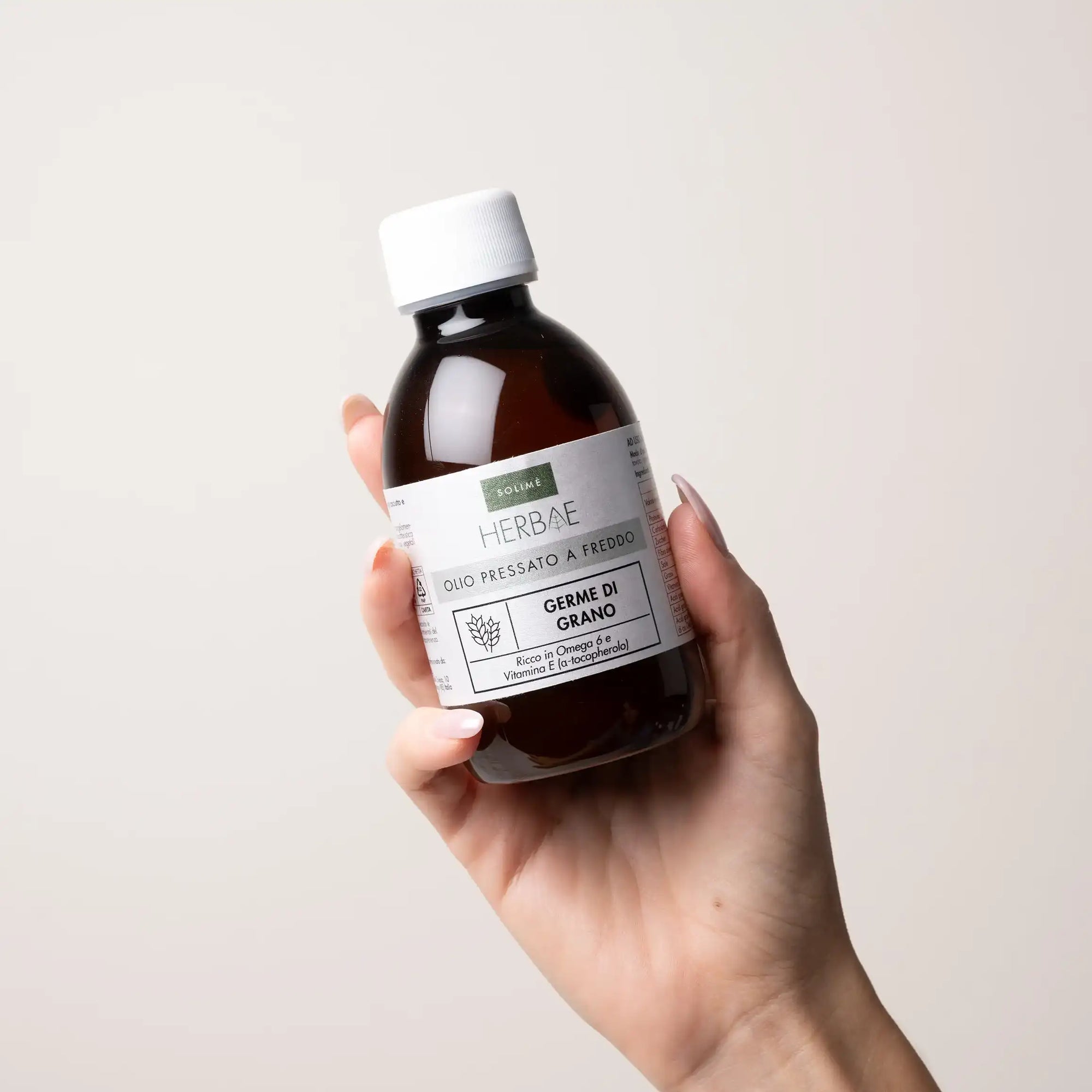 Olio puro pressato a freddo naturale di Germe di Grano 
