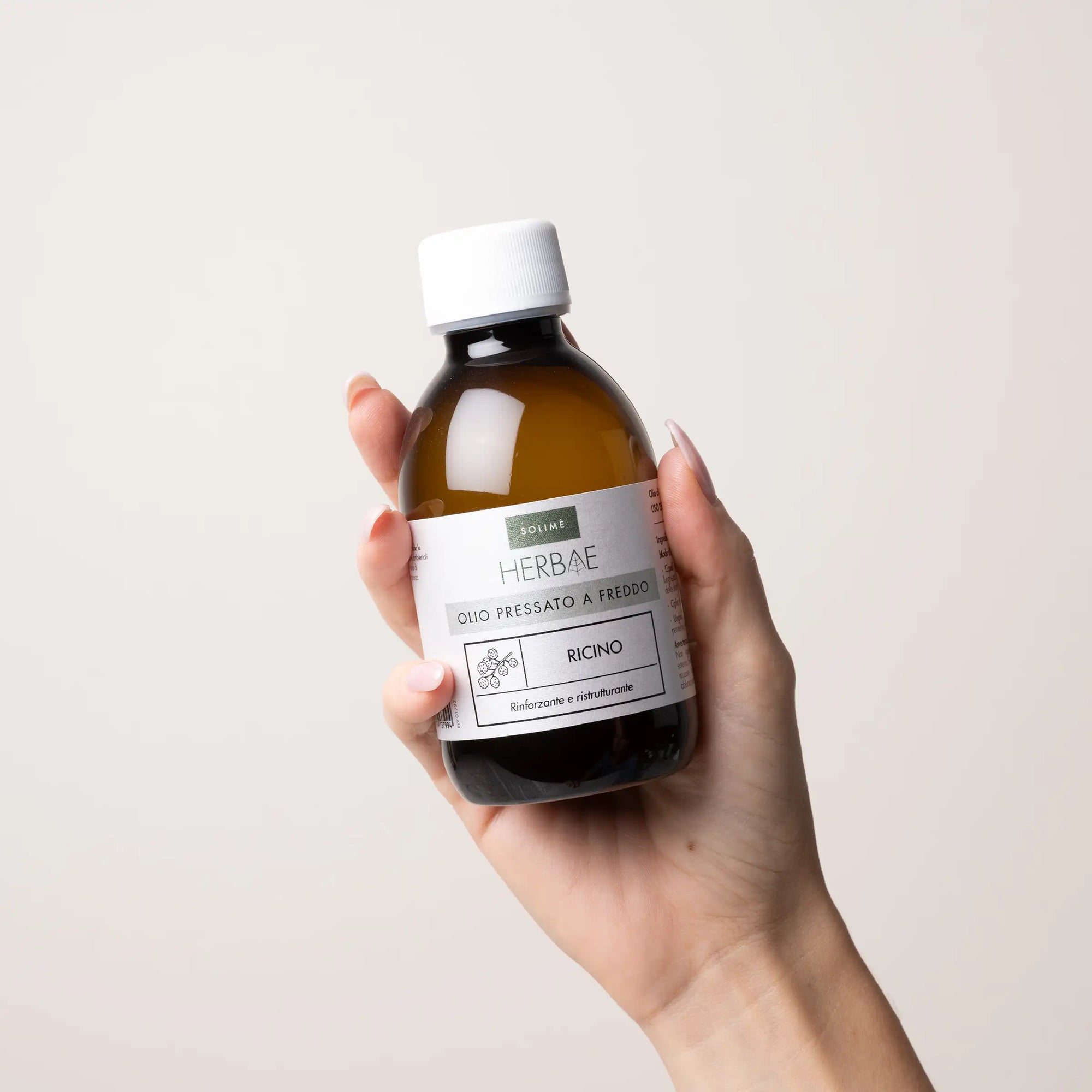 Olio puro pressato a freddo naturale di Ricino