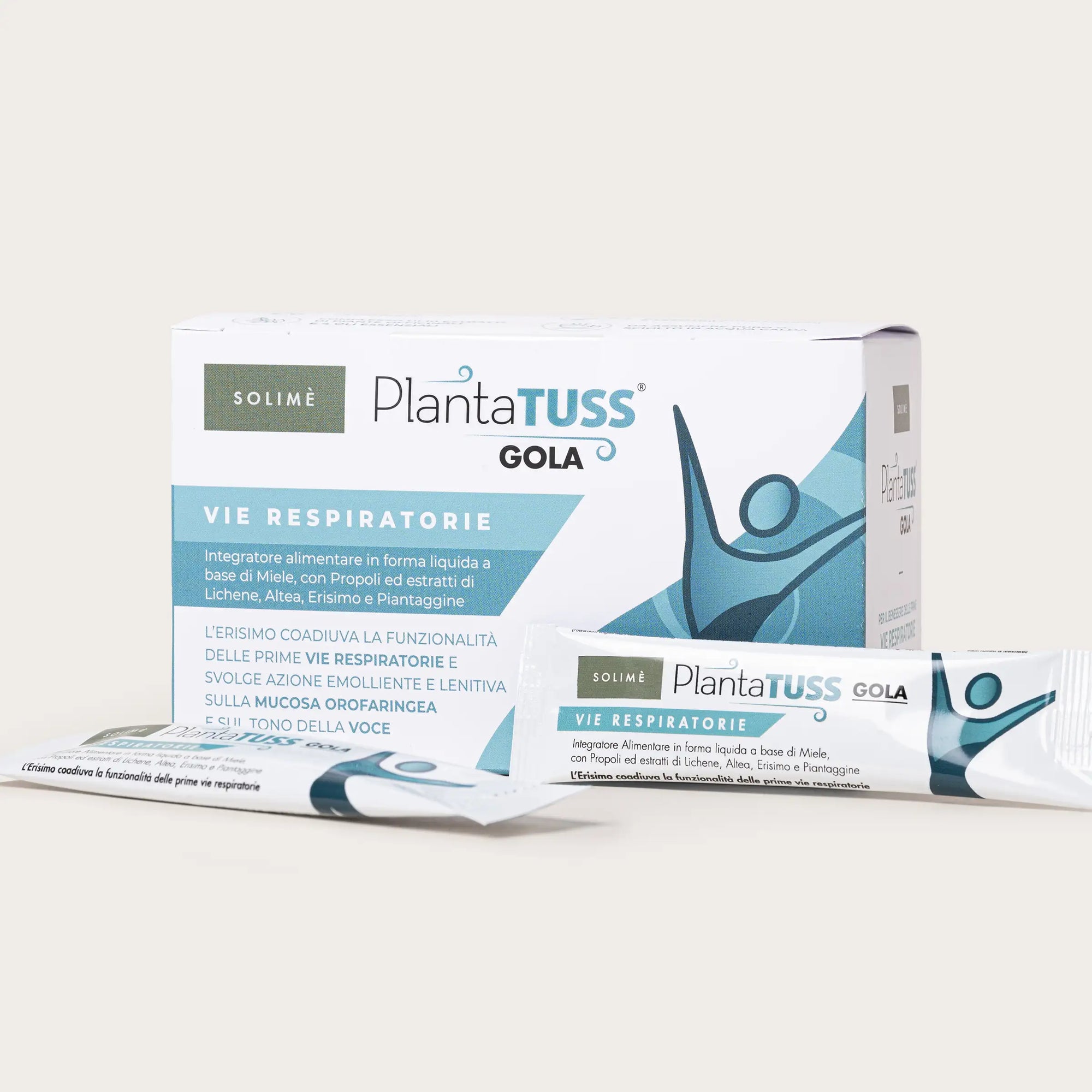 PlantaTuss Gola sciroppo per la tosse naturale in stick