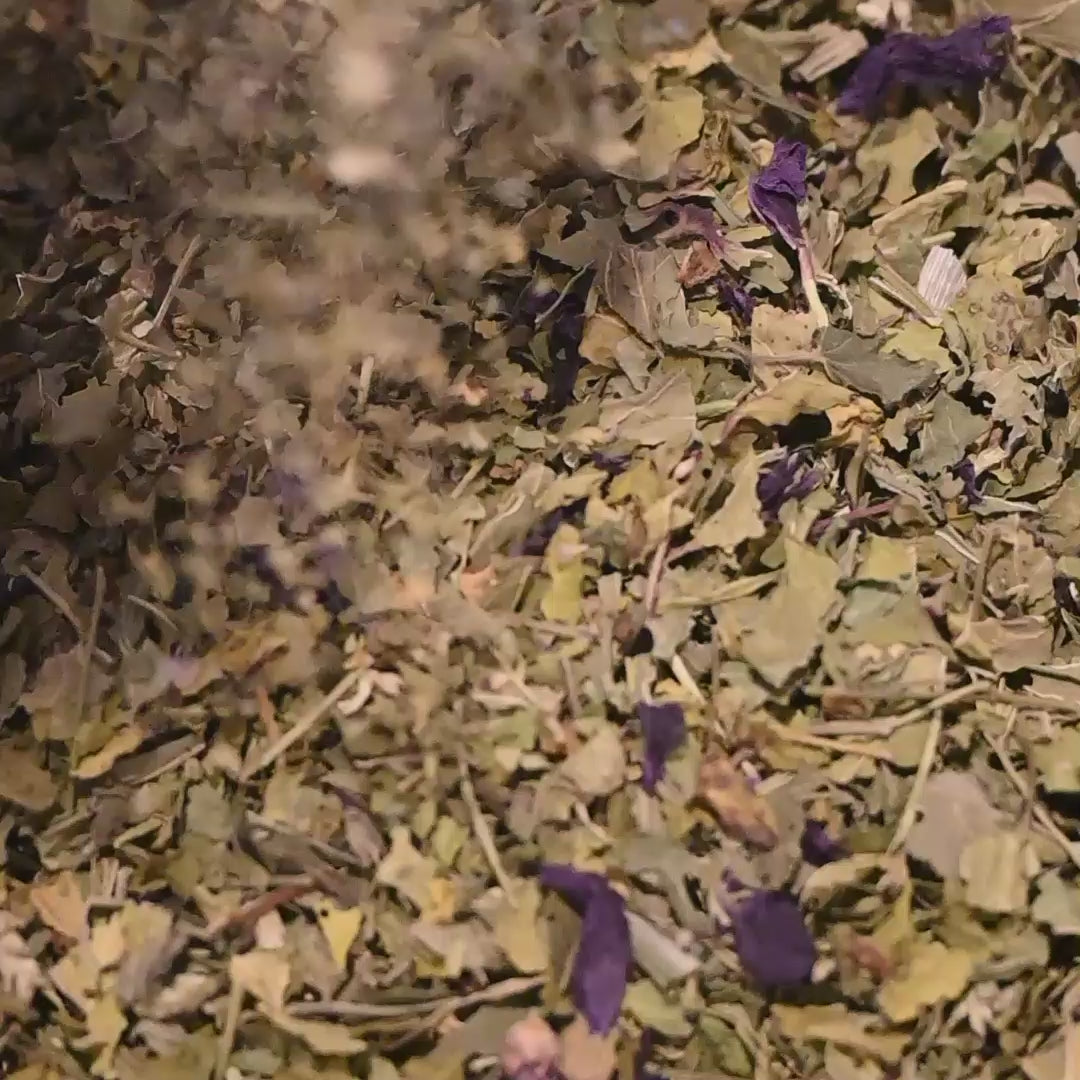 Malva fiori e foglie sfuse per tisana