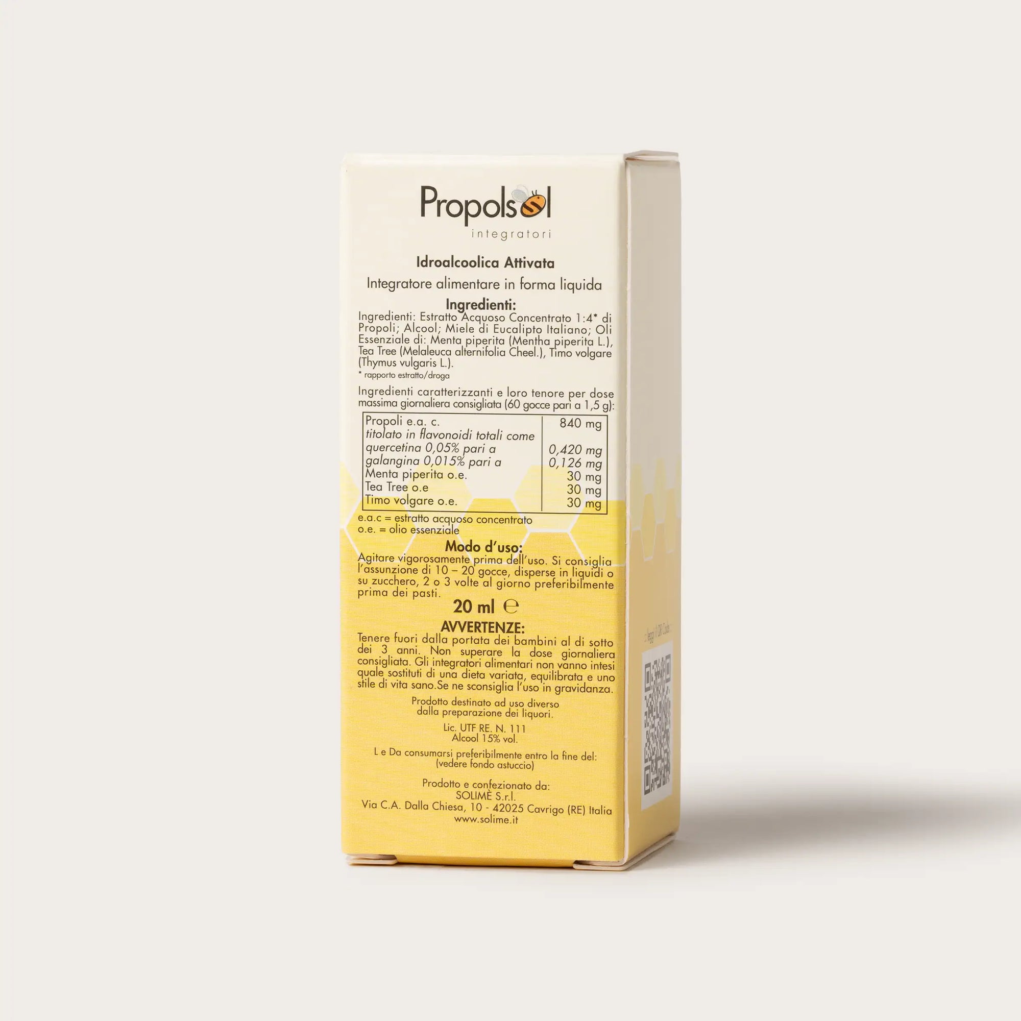Propolsol Idroalcolica Attivata