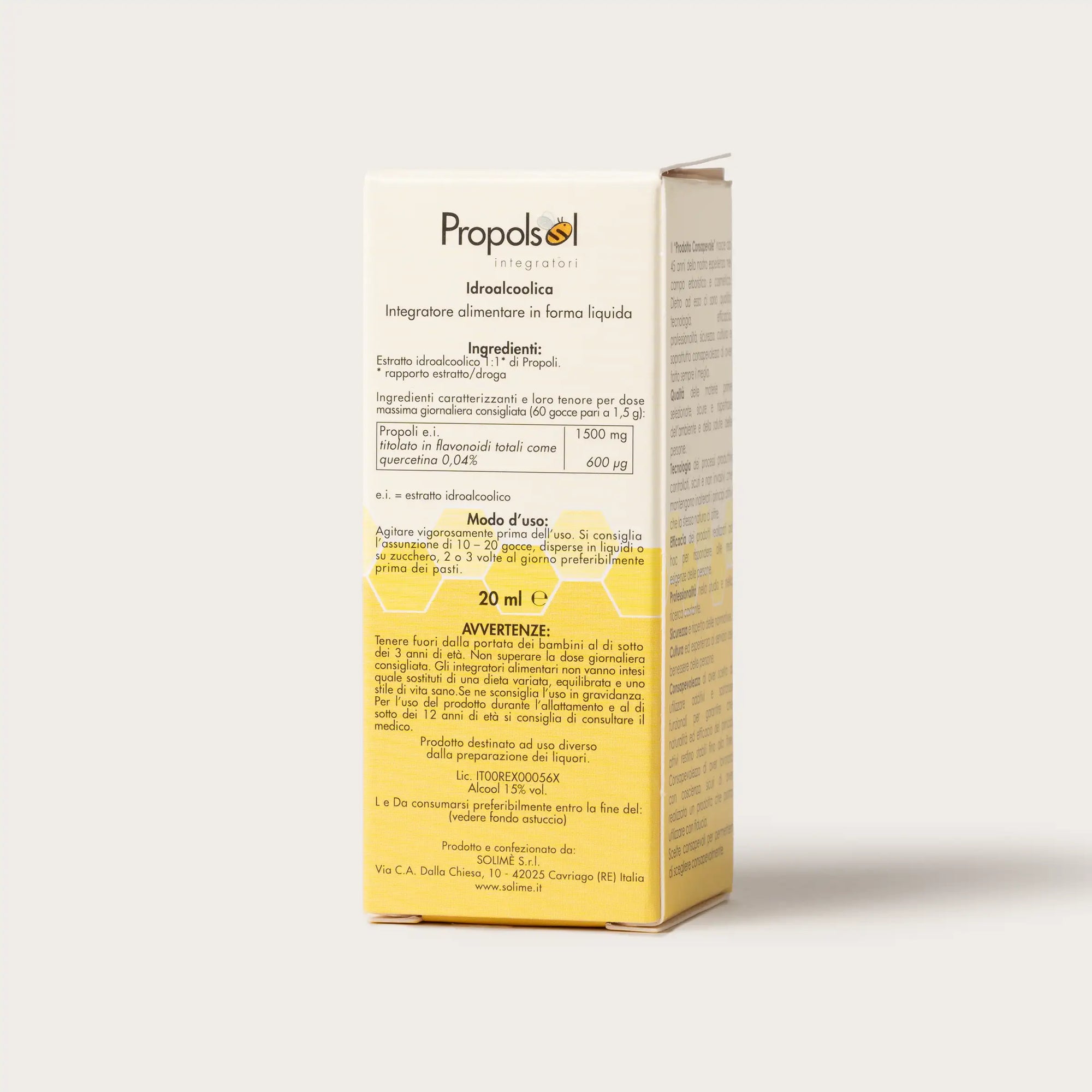 Propolsol Idroalcolica
