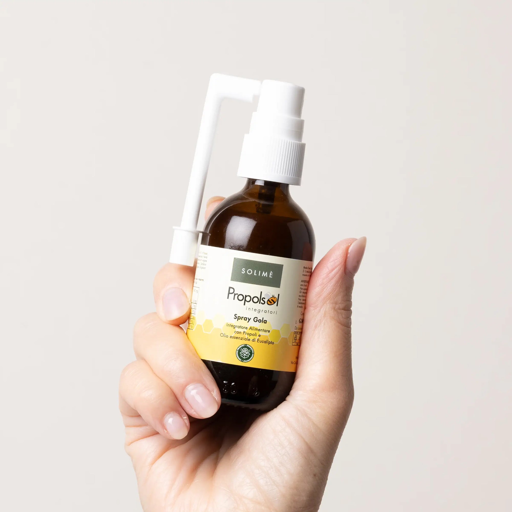Propolsol Spray gola con propoli e olio essenziale di eucalipto