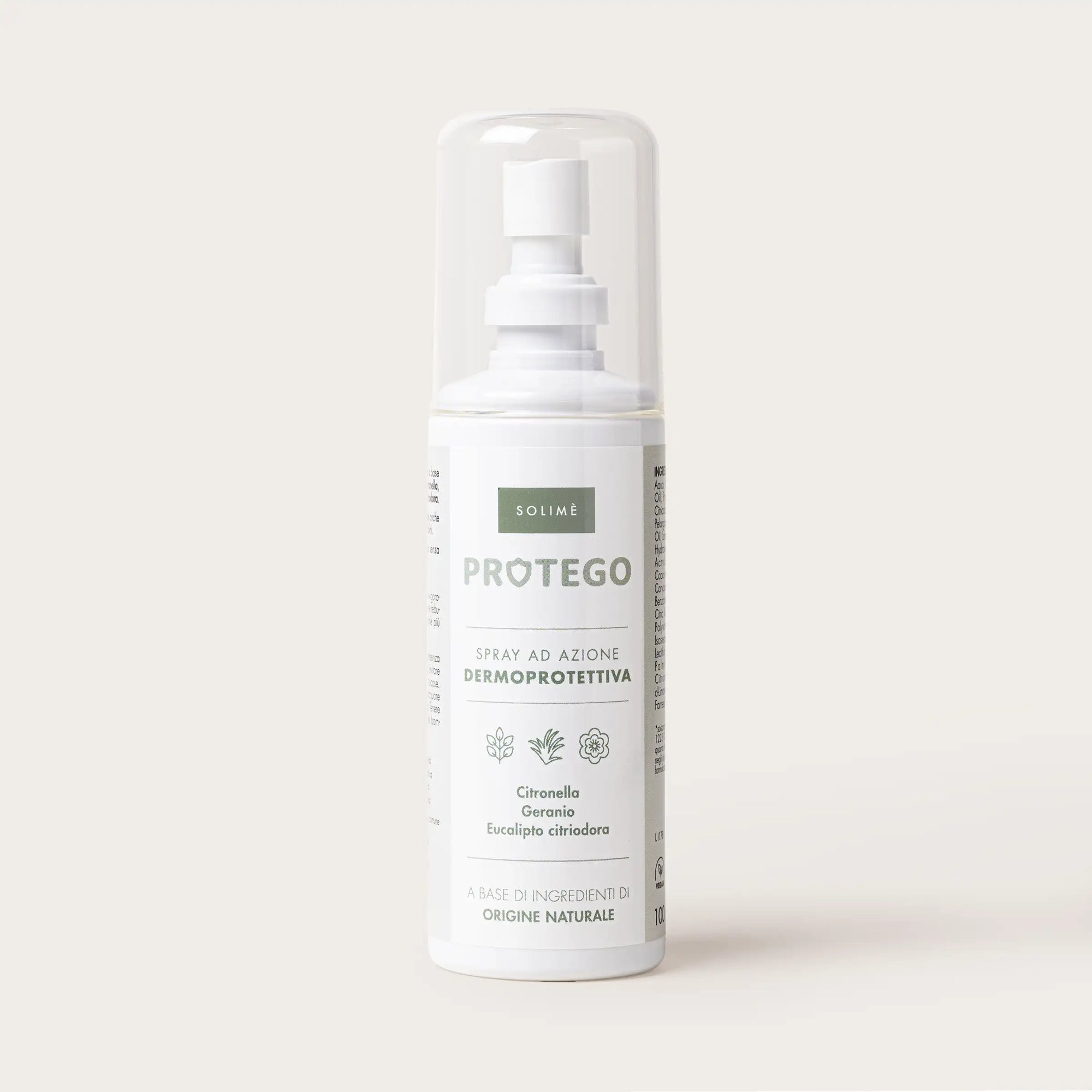 Protego Spray naturale contro le zanzare con citronella e oli essenziali