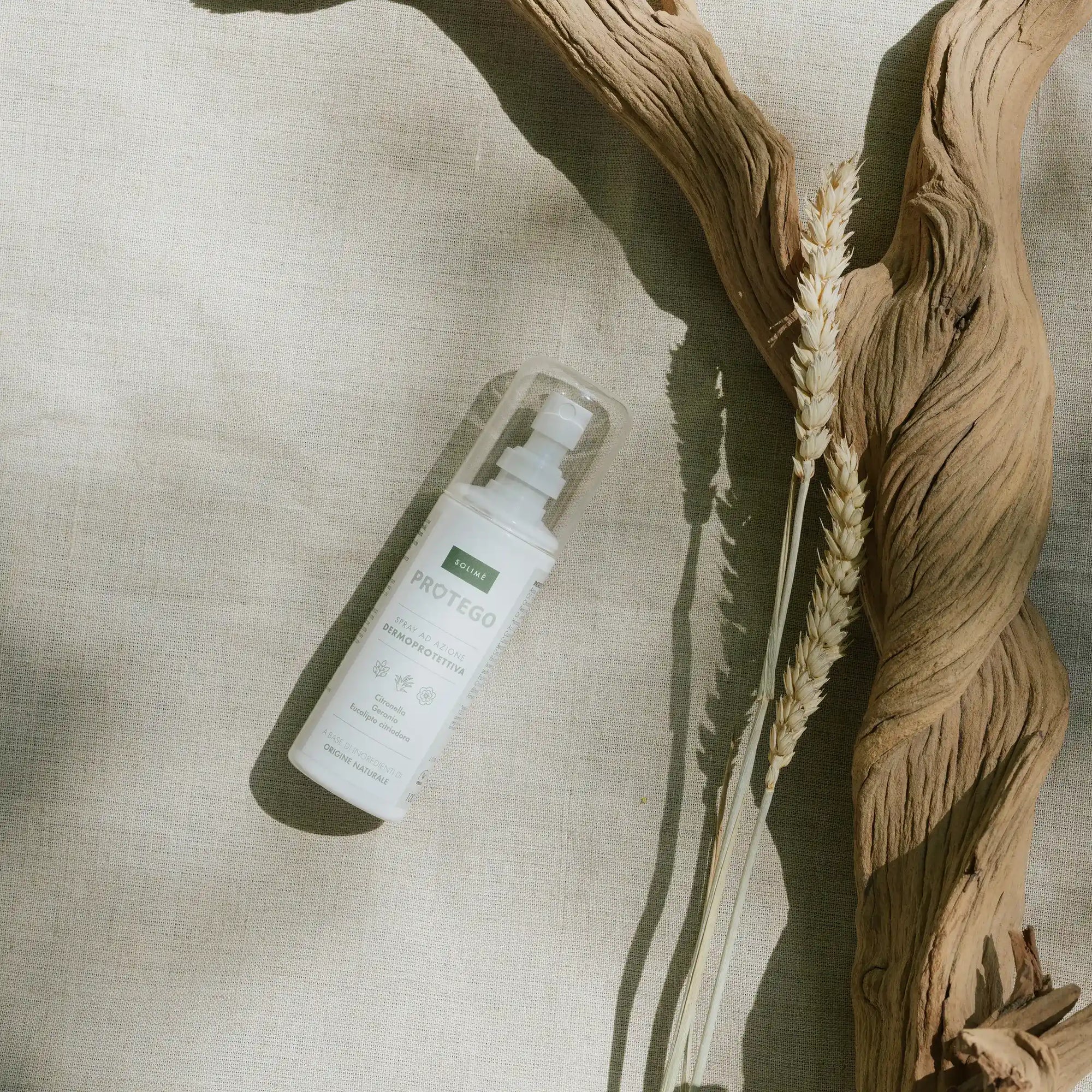 Protego Spray naturale contro le zanzare con citronella e oli essenziali
