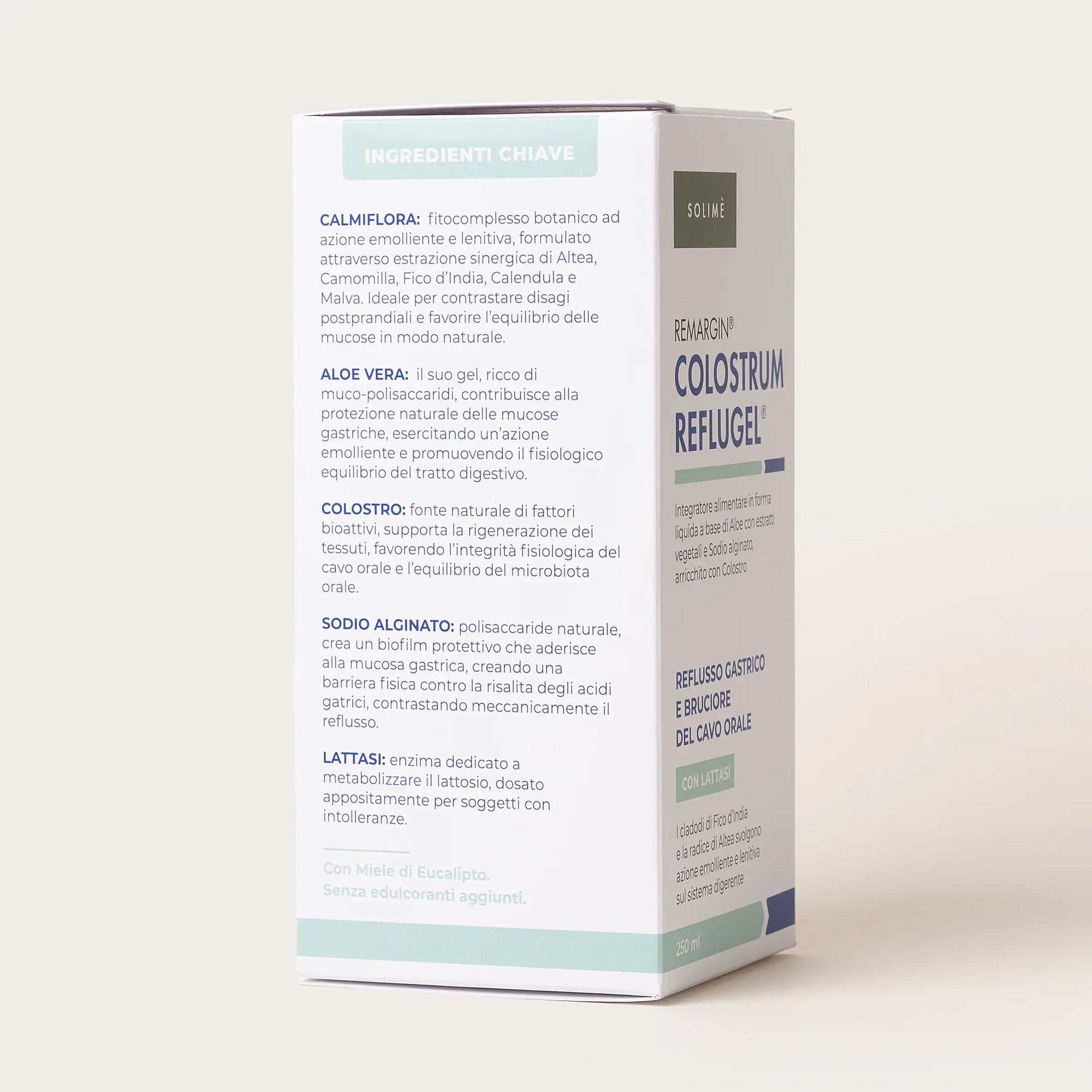 Remargin® Colostrum Reflugel® astuccio sx