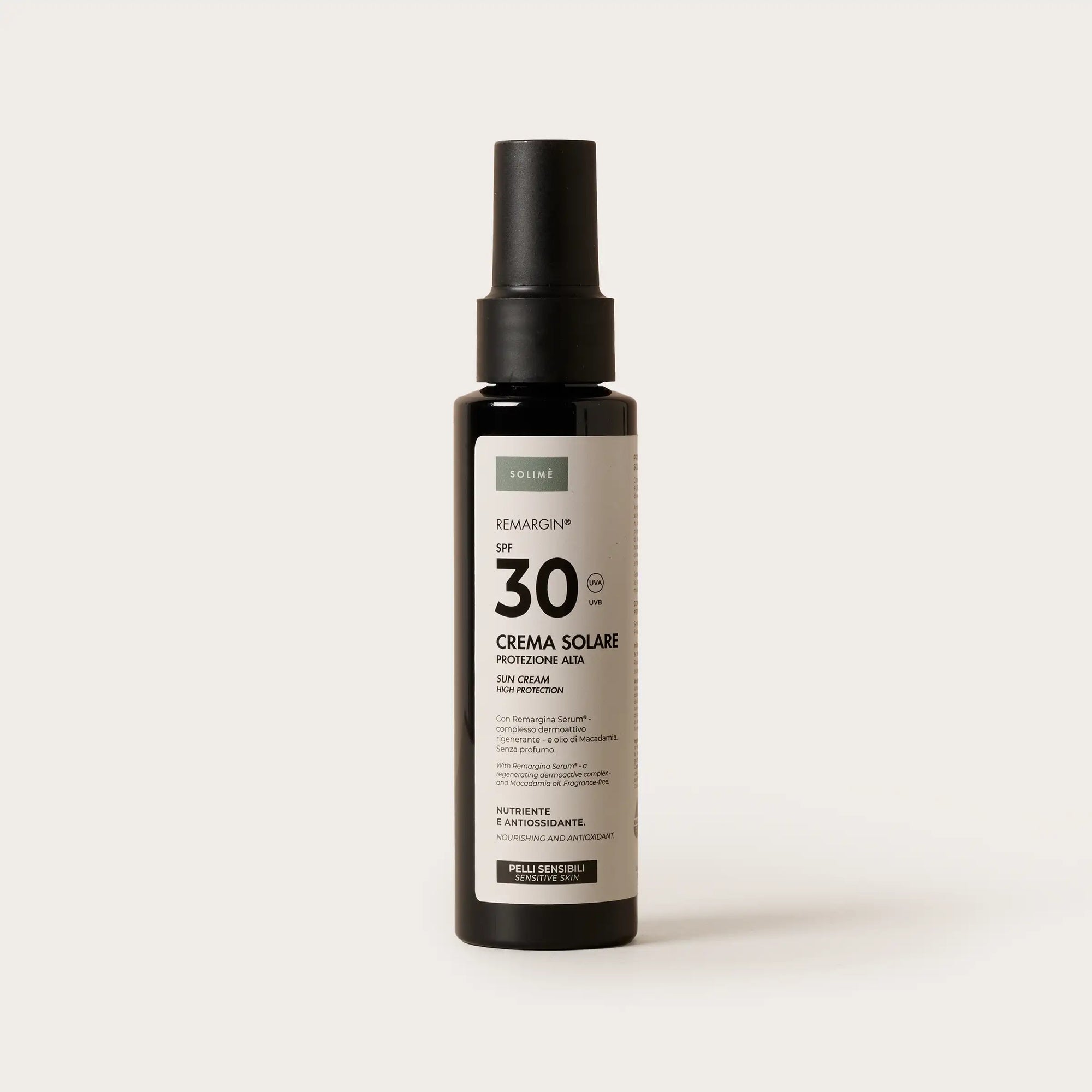 Remargin crema solare, nutriente e antiossidante spf 30 - 100 ml