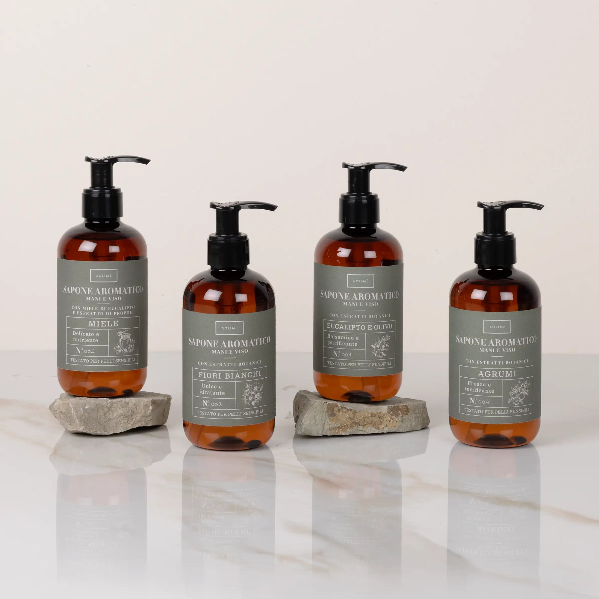 Linea saponi aromatici naturali con estratti botanici