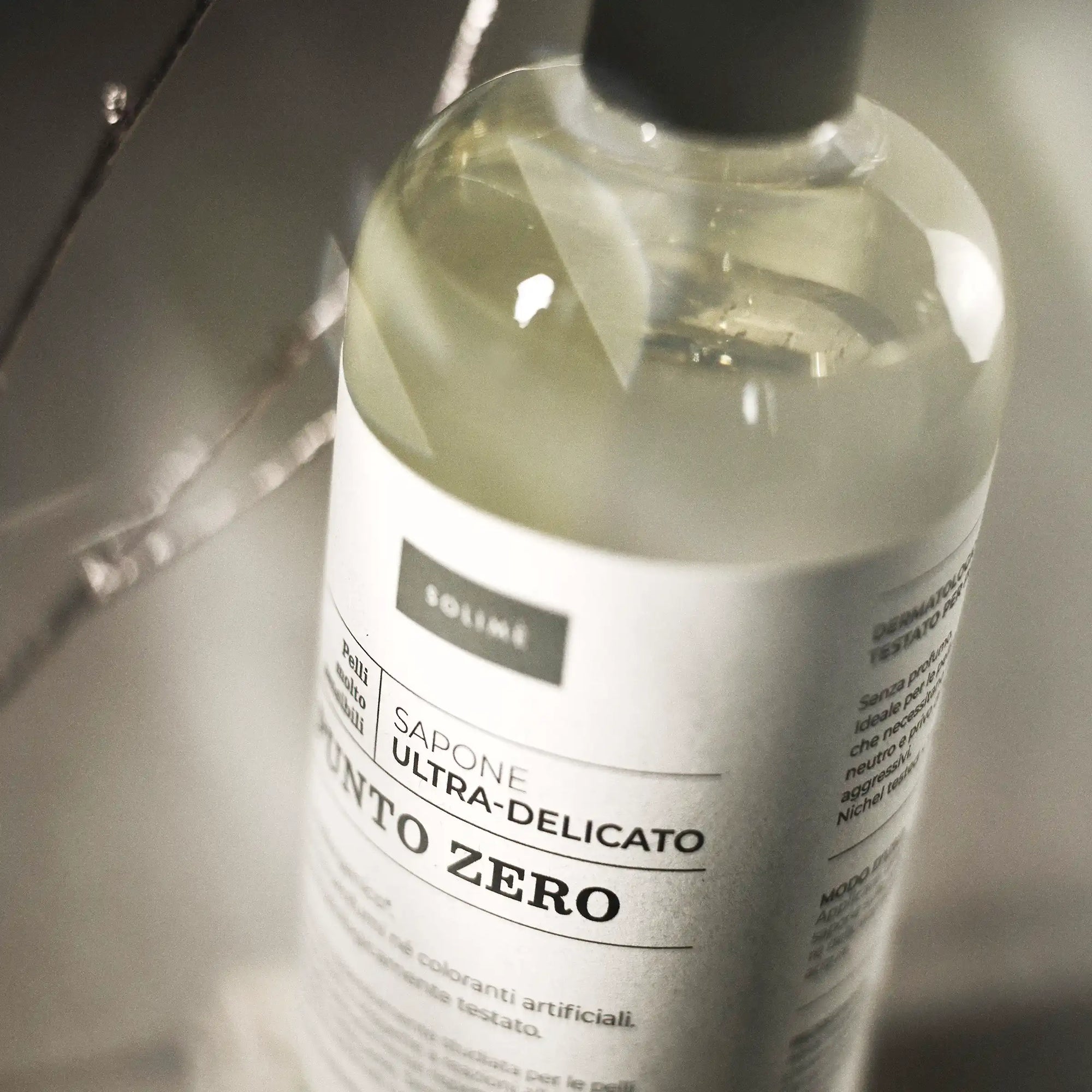 Sapone Punto Zero ultra-delicato e senza profumo per la detersione di mani, viso, corpo e capelli - 250 ml